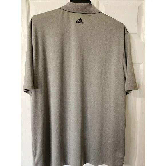 Adidas Climacool Polo Mens XL *bundle of 2 Gray EUC, Green has small defect pics - Picture 4 of 12
